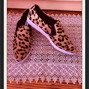 Steve Madden Leopard Print SlipOn Sneaker